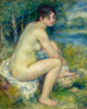 Nude Woman in a landscape 1883 Poster Print by Pierre-Auguste Renoir # 57323