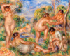 Bathing Group 1916 Poster Print by Pierre-Auguste Renoir # 57236