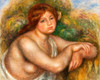 Nude Study, Bust of a Woman 1910 Poster Print by Pierre-Auguste Renoir # 57179