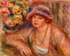 Woman Leaning 1918 Poster Print by Pierre-Auguste Renoir # 57191