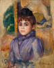 Portrait of a Young Woman 1885 Poster Print by Pierre-Auguste Renoir # 57180