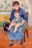 Young Mother 1881 Poster Print by Pierre-Auguste Renoir # 57154