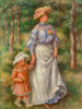 Promenade 1906 Poster Print by Pierre-Auguste Renoir # 57155