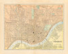 Map of Cincinnati Poster Print by Wild Apple Portfolio Wild Apple Portfolio # 59386