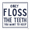 Only Floss Navy Poster Print by Melissa Averinos # 59463