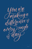 Teachers III Blue Poster Print by Becky Thorns # 59206