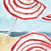 Stripes on the Beach II Poster Print by Sue Schlabach # 59241