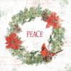 Wooded Holiday V Peace Poster Print by Katie Pertiet # 59015