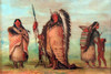 Sioux, Black Rock with family Poster Print by George Catlin # 56080