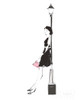 French Chic III Pink on White No Words Poster Print by Avery Tillmon # 56030