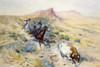 The Herd Quitter Poster Print by Charles M Russell # 55773