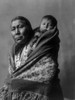 Hidatsa mother Poster Print by Edward Curtis # 55731