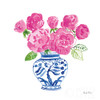 Chinoiserie Roses on White I Poster Print by Farida Zaman # 55702