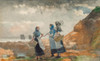 Three Fisher Girls, Tynemouth Poster Print by Winslow Homer # 55667