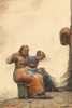 Mending the Nets Poster Print by Winslow Homer # 55669