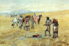 Captain Lewis Meeting the Shoshones Poster Print by Charles M Russell # 55781