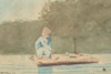 Boy on a Raft Poster Print by Winslow Homer # 55663