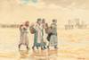 Four Fishwives on the Beach Poster Print by Winslow Homer # 55665