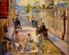 Road workers, rue de Berne Poster Print by Edouard Manet # 56506
