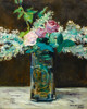 Vase of White Lilacs and Roses Poster Print by Edouard Manet # 56573
