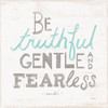 Be Truthful Gray Poster Print by Sue Schlabach # 56408