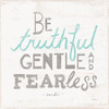 Be Truthful Gray Poster Print by Sue Schlabach # 56408