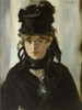 Berthe Morisot With a Bouquet of Violets Poster Print by Edouard Manet # 56451