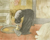 Woman at the tub Poster Print by Henri de Toulouse-Lautrec # 56291