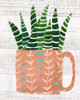 Succulent Cup Neutral Crop Poster Print by Lynn Mack # 56299