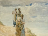 On The Cliff, Cullercoats Poster Print by Winslow Homer # 56183