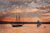 Sunset at Gloucester Poster Print by Winslow Homer # 56159