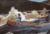 Shooting the Rapids, Saguenay River Poster Print by Winslow Homer # 55618