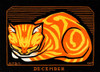 December Cat Poster Print by Julie De Graag # 55519