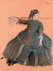 Woman on a Sofa Poster Print by Edgar Degas # 55451
