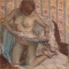 Kneeling Woman Poster Print by Edgar Degas # 55502