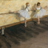Dancers Practicing at the Barre Poster Print by Edgar Degas # 55426