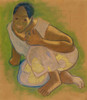 Crouching Tahitian Woman Poster Print by Paul Gaugin # 54459