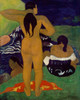 Tahitian Women Bathing Poster Print by Paul Gaugin # 54460
