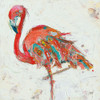 Flamingo on White Poster Print by Kellie Day # 54287
