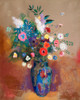 Bouquet of Flowers Poster Print by Odilon Redon # 54008