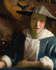 Girl with a Flute Poster Print by Johannes Vermeer # 54864