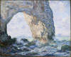 The Manneporte At Etretat Poster Print by Claude Monet # 54825