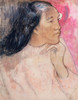 A Tahitian Woman with a Flower in Her Hair�_ Poster Print by Paul Gaugin # 54552