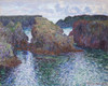 Rocks at Port-Goulphar, Belle-ile Poster Print by Claude Monet # 53080
