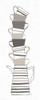 Stack of Cups II Neutral Poster Print by Avery Tillmon # 52899