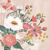 Vintage Floral II Modern Poster Print by Farida Zaman # 52774