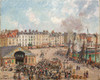 Fishmarket Poster Print by Camille Pissarro # 50504