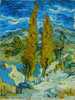 Two Poplars in the Alpilles near Saint-Remy Poster Print by Vincent van Gogh # 50378