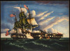 The Constitution and the Guerriere Poster Print by Thomas Chambers # 50867