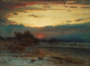 A Winter Sky Poster Print by George Inness # 50193